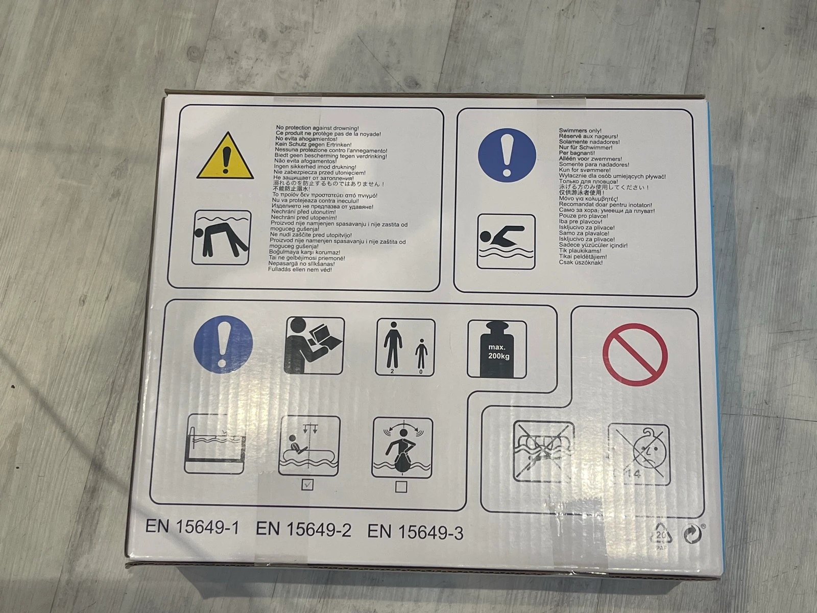 Opblaasbaar matras schelp INTEX – photo 4